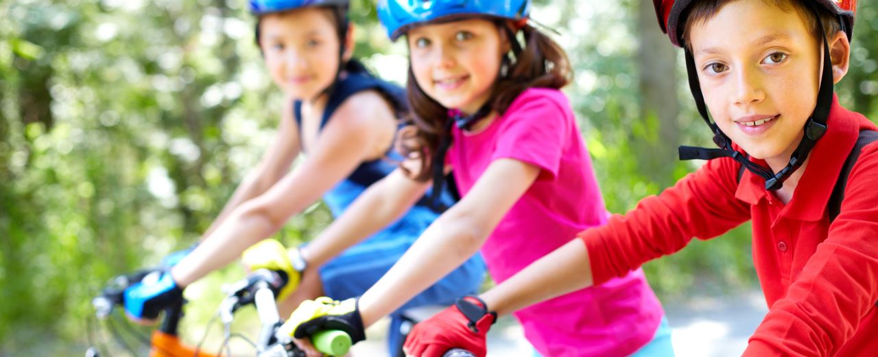 kids on bicycles
